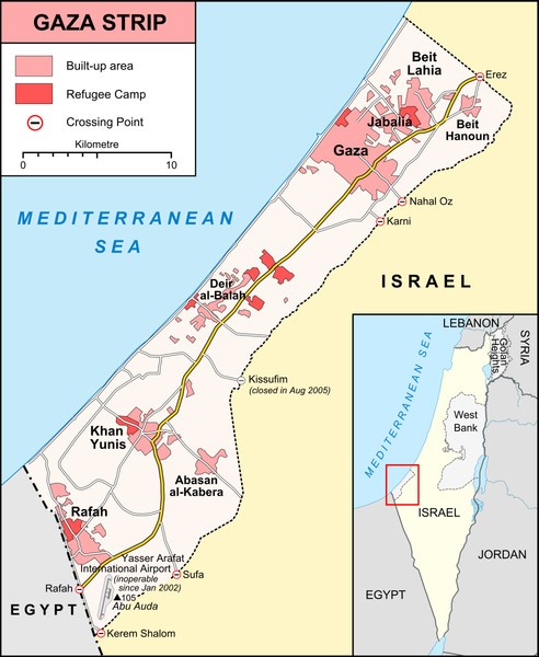 Gaza Map Vox
